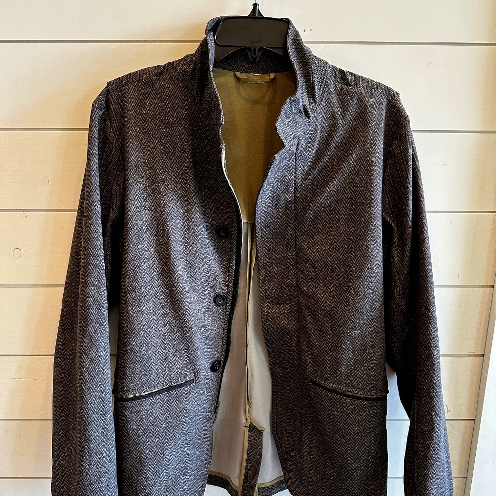 Lululemon Athletic Blazer - Brown Herringbone